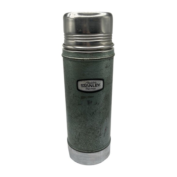 Vintage Aladdin's Stanley Thermos 1 Qt Wide Mouth Stainless Steel Bottle A83 USA - Picture 1 of 8